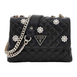 GUESS Женская сумка через плечо из искусственной кожи среднего размера черная бежевая розовая, Black