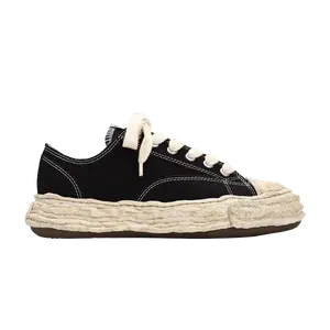 Кроссовки Maison Mihara Yasuhiro Peterson 23 OG Dyed Sole Canvas Low Black, черный