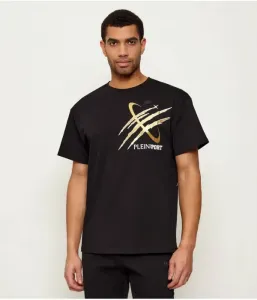 Футболка Mercury Scratch loose fit Plein Sport, черный