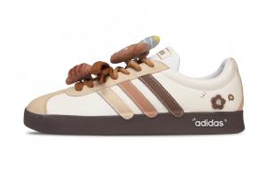 Adidas VL Court Classic Caramel Cream Cheese - низкие скейтбордные кроссовки с противоскользящим и износостойким покрытием, унисекс