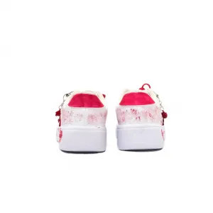 Li-Ning Floating Boat Dream Factory Abrasion Resistant Lightweight Low top Skateboard Shoes Unisex White Red