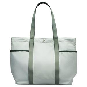 Lululemon Нейлоновая сумка-шоппер, шоппер, сумка через плечо унисекс lake green & gray & green