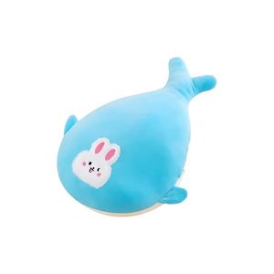 Плюшевая игрушка Bunny Whale сонная кукла зверек 45см/60см/80см высота XIWANTONG, синий