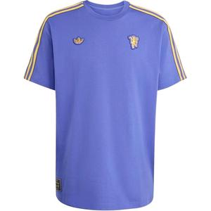 Футболка Manchester United Terrace Icons мужская Adidas Originals, сиреневый