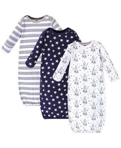 Супермягкие хлопковые платья Hudson Baby, White
