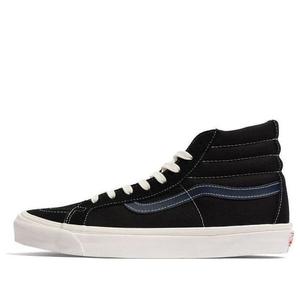 Кроссовки sk8-hi lx suede canvas 'black dress blue' Vans, синий