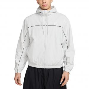 Nike Клубная куртка мужская фотон серый белый, Photon Gray/White