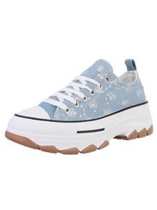 Кроссовки на шнуровке Ital-Design, цвет hellblau und weiß