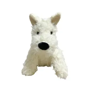 Милый шарф West Highland плюшевая кукла высота 20cm/25cm/35cm OU DI PIG