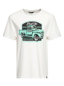 Футболка с принтом King Kerosin Pick Up белого цвета King Kerosin