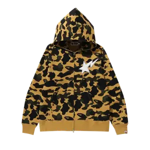 Худи BAPE 1st Camo Full Zip 'Yellow', желтый