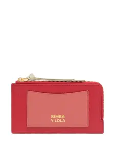 Панельный кошелек на молнии Bimba y Lola, красный