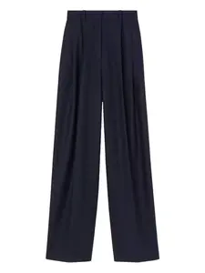 Брюки с защипами Loro Piana, синий