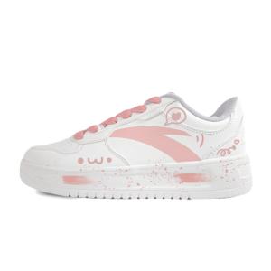ANTA Скользостойкие, износостойкие, дышащие лоу-топ скейтборд обувь Women's White