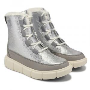 Детские водонепроницаемые ботинки на шнурках Explorer III Lace от Sorel, silver