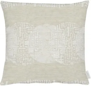 Декоративная подушка АПЕЛЬТ "2718", из жаккардовой ткани, чехол без наполнителя, 1 шт APELT 46х46 см, серо-коричневый/бежевый