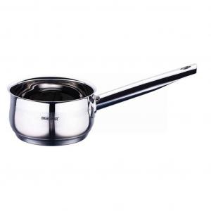 Индукционная кастрюля Bergner Gourmet из нержавеющей стали с ручкой, 16 см BG-6372
