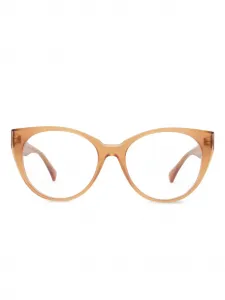 Очки в оправе 'кошачий глаз' Max Mara, коричневый
