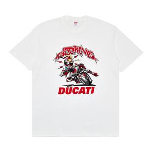 Футболка Supreme x Ducati Bike Tee, белый
