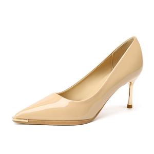 YAFEI XUANYU Туфли-лодочки на тонком каблуке 7,5 см женские абрикосовые, цвет Apricot