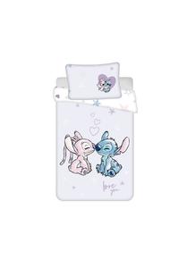 Комплект постельного белья детский Disney Lilo and Stitch для кроватки, 100x135 см, лиловый