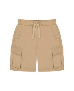 Шорты с накладными карманами для мальчиков - Little Kid Deux par Deux, коричневый/бежевый