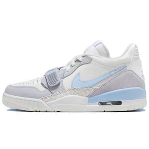 Legacy 312 Противоскользящие Износостойкие Низкие Винтажные Баскетбольные Кроссовки Мужские Небесно-Голубые Jordan