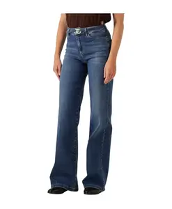 Стильные джинсы на пуговицах для дам Liu Jo, синий