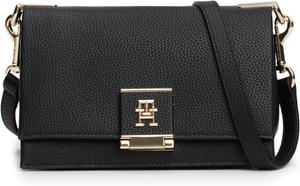 Кожаная сумка Tommy Hilfiger с ремешком через плечо, Black