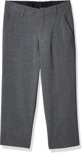 Брюки Calvin Klein Boys Bi-Stretch с плоским передом, прямого кроя, шлевками для ремня и передними карманами, Grey