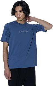 Мужская футболка с коротким рукавом и графическим принтом Mizuno Go to by B2MAB007, бирюзово-синий