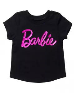 Детская футболка с логотипом Barbie, черный