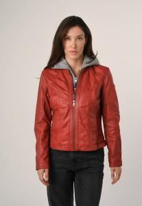 Кожаная куртка Mauritius, красный
