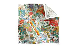 Шёлковый платок HERMES Мультиколор