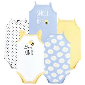 Мягкие хлопковые комбинезоны без рукавов Hudson Baby, Bee kind