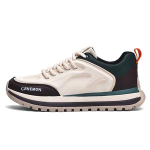 Pilot the camel Скользоустойчивые износостойкие дышащие мужские лоу-топы бежево-зеленые, цвет Beige Green