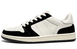 LEAVELAND Стильные скейтбордические кроссовки унисекс бело-серые мид-топ, цвет White/Gray (Mid-Top)