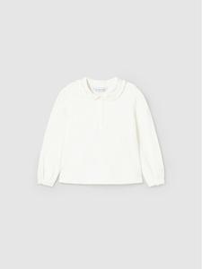 Блуза стандартного кроя Mayoral, экрю