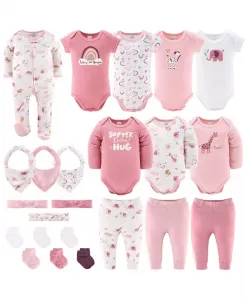 Детский подарочный набор для девочек, Safari Rainbow, 23 предмета, розовый The Peanutshell, мультиколор