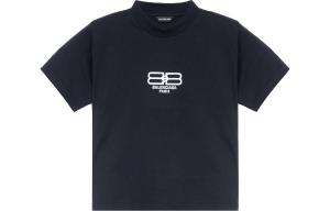 Детская футболка Balenciaga, Черный