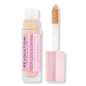 Консилер Conceal & Define с полным покрытием Revolution Beauty, C6 (for light/medium skin tones w/ neutral undertone)