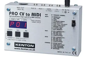 Kenton Pro CV в MIDI Конвертер CV в MIDI