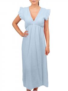 Длинное платье Reichstadt, бледно-голубой