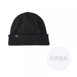 Arcteryx Шерстяная, полиэстеровая шапка-бини, унисекс, черный/коричневый/синий