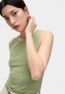 Топ Marks & Spencer EMBELLISHED CREW NECK, Fern Green/Light Green