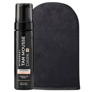 Byrokko Tan Mousse Темная пена-автозагар + перчатка