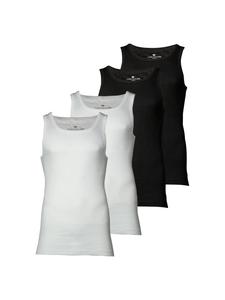 Майка Tom Tailor, белый/черный