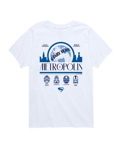 Футболка Big Boys Metropolis Mash-Up Superman, White