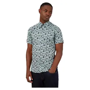 Рубашка с коротким рукавом Ben Sherman 66669, серый