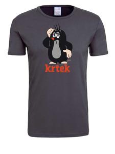 Футболка Little Mole Krtek серого цвета Logoshirt